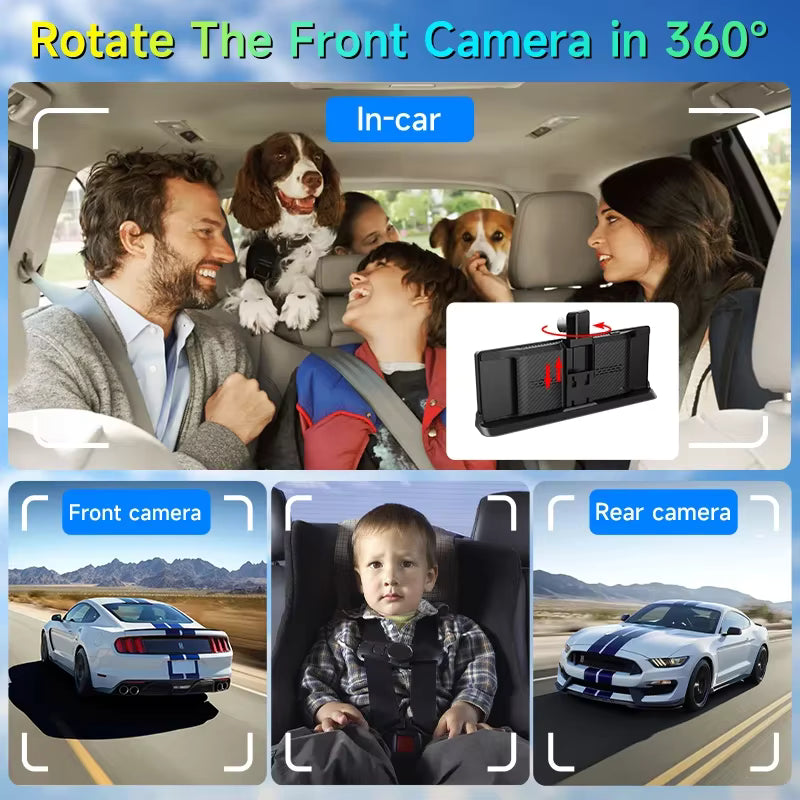 Écran CarPlay Tactile avec caméra embarquée