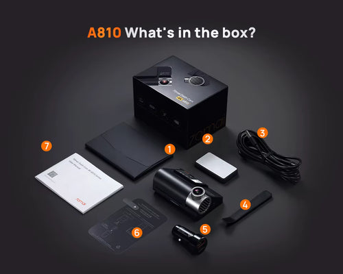 Caméra embarquée avec écran – 4K Ultra HD, GPS intégré et vision nocturne